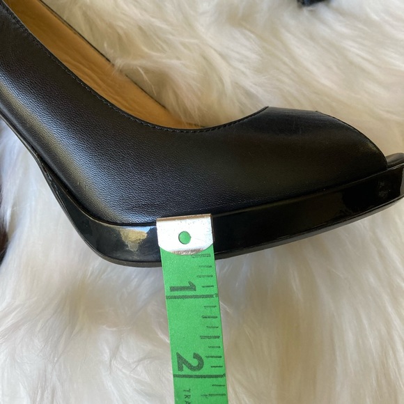 Cole Haan Black peep toe heels, 7 - Picture 15 of 15
